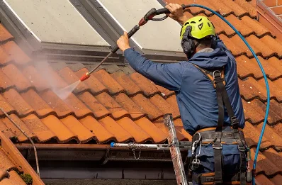 Démoussage et hydrofuge de toiture à Lens-Lestang